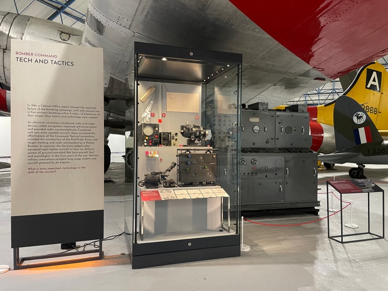 Photograph of a display case